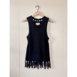 NWOT Anthropologie Pepin Charlotte Fringe Tank